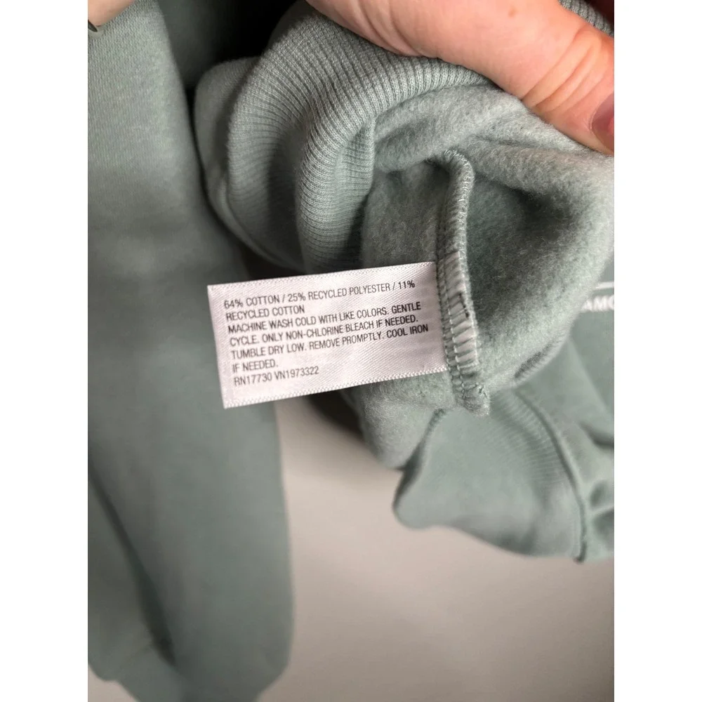 NWT Wild Fable Viral 100%‎ Chill Snow Bunny Recalled Target Hoodie Green Size M - Picture 6 of 7